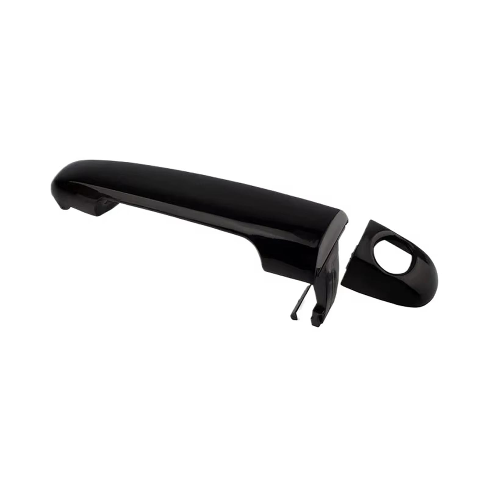 Qjahxkf Front Left Replacement Exterior Door Handles Black Exterior Door Handle 82651-2H000 82661-2H000 For Hyundai For Elantra(Hd) 2006 2007 2008 2009 2010 2011 2012 Outer Handle(Front Left)