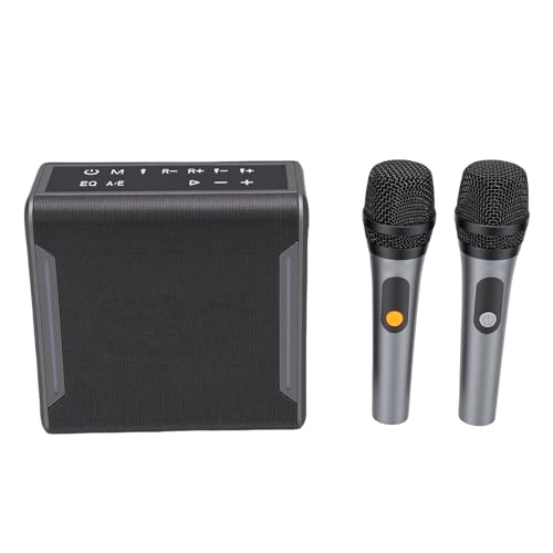 ASHATA Altavoz de Karaoke Portátil con Soporte Multifuncional para Fiestas y Espectáculos Callejeros - Altavoz Inalámbrico Bluetooth para Adultos y Niños