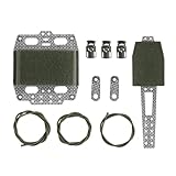 Tactical Helmet PVS31 Battery Case Pouch Fast Helmet Retention System Adjustable PVS-31 Battery Box Storage Pouch(RG)