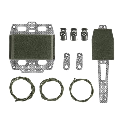 Tactical Helmet PVS31 Battery Case Pouch Fast Helmet Retention System Adjustable PVS-31 Battery Box Storage Pouch(RG)