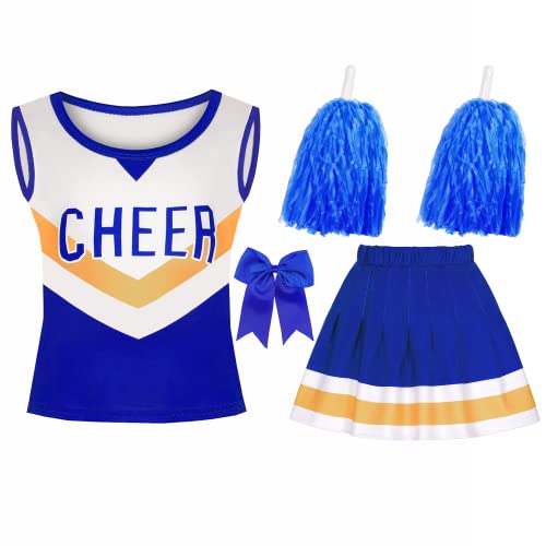 Gukuu&co Cheerleading Costume for Girls Cheer Uniform Outfit for Halloween Cosplay Dress Up Sports Birthday Gifts by Gukuu&co - Used condition - Image 3