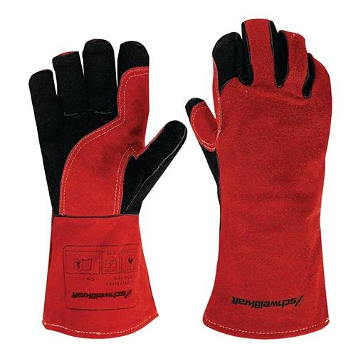 Schweißkraft Welding glove size XL especially suitable for protective gas with double layer on palm