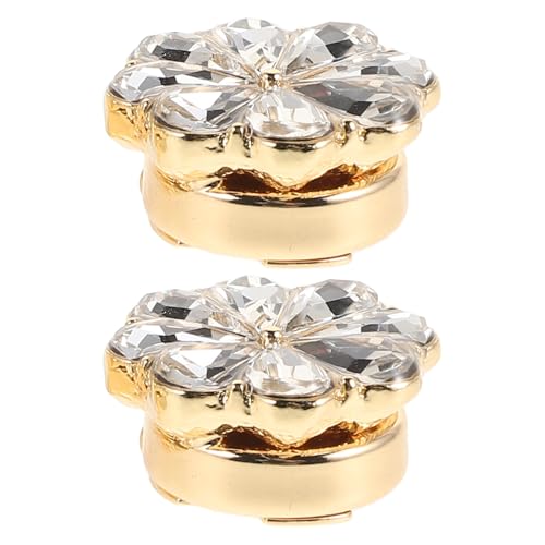 Genérico 2 Piezas Gemelos de Camisa para Mujer Diseño de Dorados en Aleación, Cubrebotones Elegantes para Bodas y Esmoquin que Realzan la Elegancia Estilo