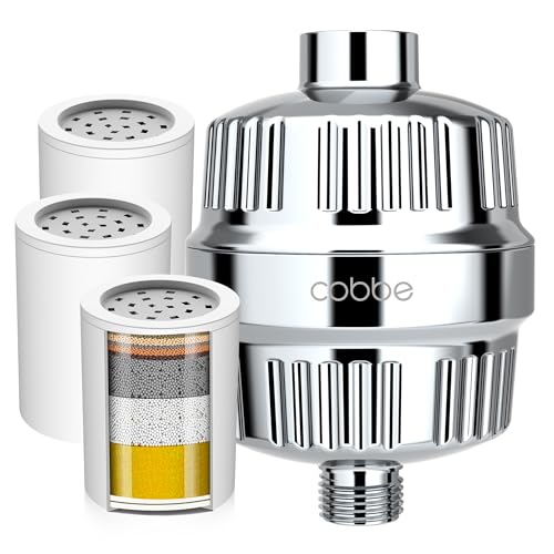 Filtre de douche haute performance Cobbe avec 2 cartouches incluses