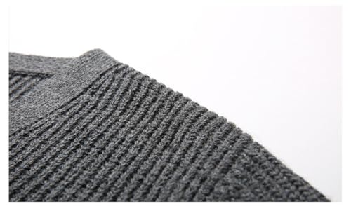 Men Winter Cardigan Solid Single Breasted Sweater Casual Warm Kintted Cardigan Mens Knitwear Sweater4