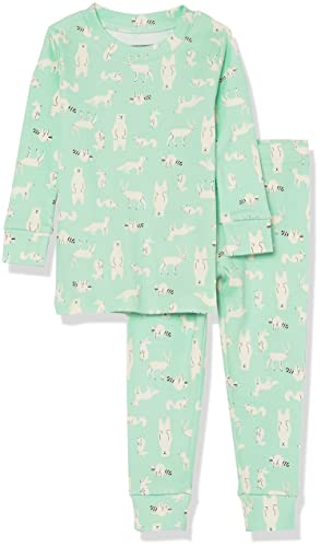 Image of Amazon Essentials Babies, Toddlers and Boys' Snug-Fit Cotton Pajama Set, Multipacks