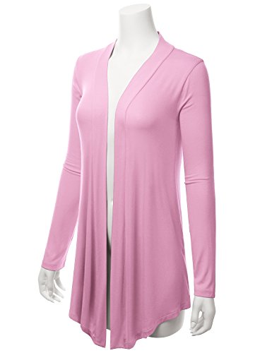 Image of LALABEE Women's Draped Open-Front Long Sleeve Light Weight Cardigan (S~3XL)