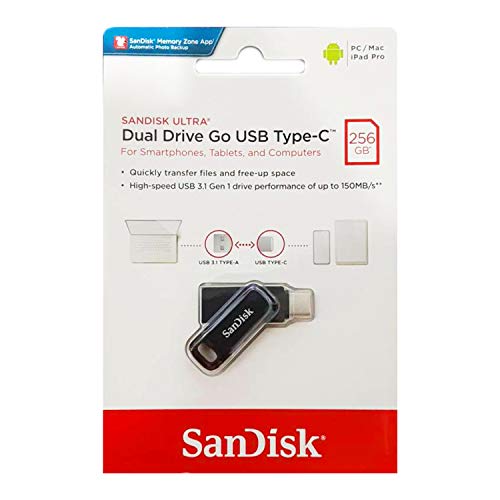SanDisk Ultra Dual Drive Go USB tipo C 256 GB