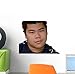Wallmonkeys Smiling Asian Teenage Boy 12" W x 9" H Wall Decal Peel and Stick Graphic