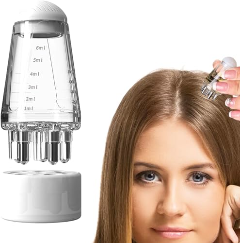 RECLUSE Scalp Applicator Comb Hair Oil Applicator, Massager Comb with Roller Ball, Hair Comb for Scalp Massager and Hair Growth Care, Fluid Brush for Essential Oil Hair Treatment RECLUSE Scalp Applicator Comb Hair Oil Applicator, Massager Comb with Roller Ball, Hair Comb for Scalp Massager and Hair Growth Care, Fluid Brush for Essential Oil Hair Treatment