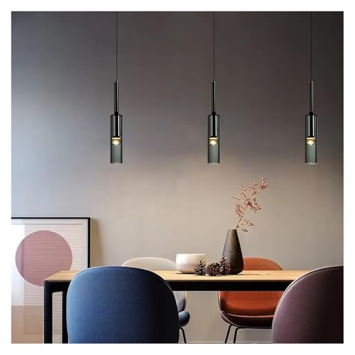 Lámpara Colgante LED de Cristal de nórdico para Sala de Estar, mesita de Noche, decoración del hogar, Accesorio de iluminación Minimalista