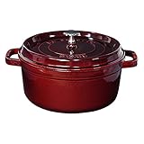Staub Cazuela Cocotte Redonda 22 centímetros Granate