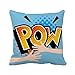 OFFbb-USA Boom - Funda cuadrada para cojín