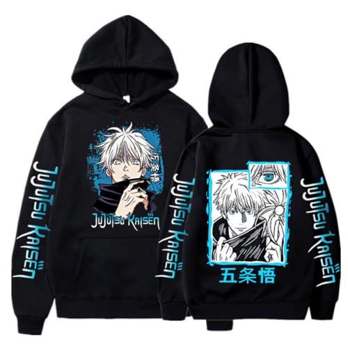 Ubeisy Felpe con cappuccio stampate con anime Gojo Satoru Ryomen