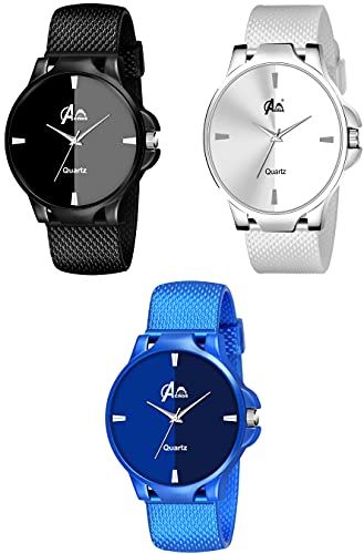 Image of Acnos Premium Dress Analogue Men's Watch(Multicolour Dial Polyurethane Colored Strap)-AC-251-252-254