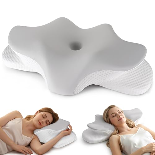 Kingfun Honeyou Adjustable Leg Elevation Pillow with Dual Handles, Support Orthopedic Leg Pillow with Memory Foam, Bed Wedge Pillows for After Surgery, Ankle, Knee Injury, Foot Rest, Swelling