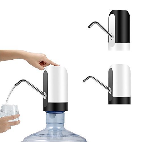 Universal Electric Automatic Drinking Water Pump Water Dispenser Pump-Fits Most Water Bottles(1.98/2.64/2.98/3.96/4.99)Gallon,USB Android Charge Port ,Color Shipped at Randomly