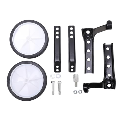 Juego de ruedas de entrenamiento ajustables KIMISS para bicicletas infantiles, soporte auxiliar resistente de acero y plástico, compatible con bicicletas de 18 a 24 pulgadas miniatura 6
