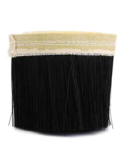 QWORK 100mm x 1M Brstendichtung für Gravur Maschine CNC Router, Nylon Staubschutzhaube Bürste