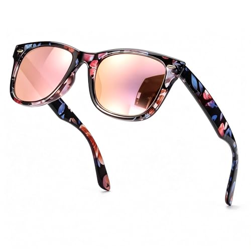 Image of SIPHEW Polarized Sunglasses for Women & Men - UV400 Mirrored Eyewear | Designer Unisex Fashion Sun Glasses w /Medium Fit,Suitable for Any Face Shape,Beach,Everyday Wear