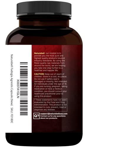 Naturebell Fadogia Agrestis 600Mg Complexed With Tongkat Ali 400Mg, 180 Capsules, Optimal Dosage For Enhanced Bioavailability, 20:1 Fadogia Argrestis Extract Indonesia Tongkat-Ali (Longjack) #TOP2