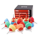SPTA Mini Buffing Polishing Pads, 15Pcs Car Detail Mini Polisher Foam Pads, Detail Polishing Pads Used on Drill and Rotary Tools, for Small Area Detailing Polishing Waxing, Sealing Glaze