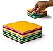 Bastex 50 Pieces Colored Craft Felt Fabric Sheets. 6 x 6 Inches with 1mm Thickness. Many Assorted Colors Pack for DIY Crafts. Stiff Sewing Material Squares for Patchwork.