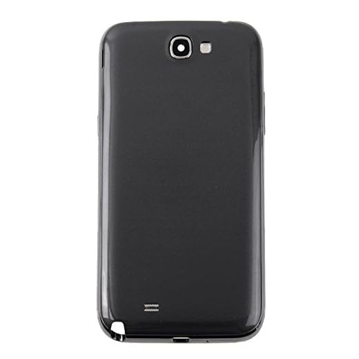 Mobiltelefonbilder BZN mellanram infattning + batteri bakskydd för Samsung Galaxy Note II / N7100 (svart) (vit) (färg: svart)