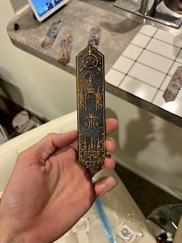 Image of Fantasy Castle Bookmark Set of 4 | Dark Academia Collectible Bookmarks | Premium Decorative Reading Accessories | Ideal Gift for Readers & Book Lovers | Bioplastic