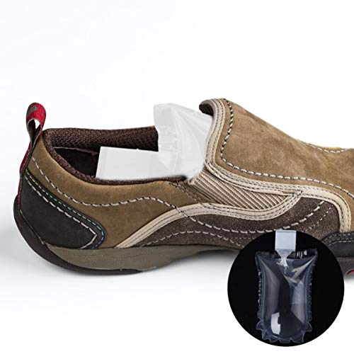 Holibanna 100 peças modeladoras de sapatos infláveis transparentes, suporte para sapatos, sandálias