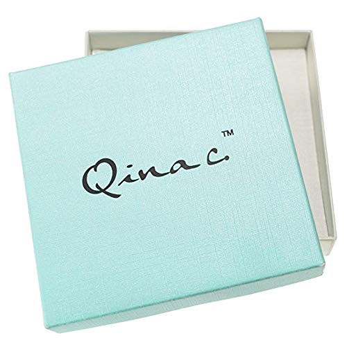 Qina C. Sterling Silver Diamond 20Mm Love Heart Photo Locket Holds Picture Pendant Necklace #TOP4