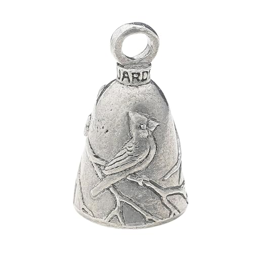 Image of Guardian Bell Animals Good Luck Bell w /Keyring & Black Velvet Gift Bag | Motorcycle Bell | Lead-Free Pewter | Made in USA