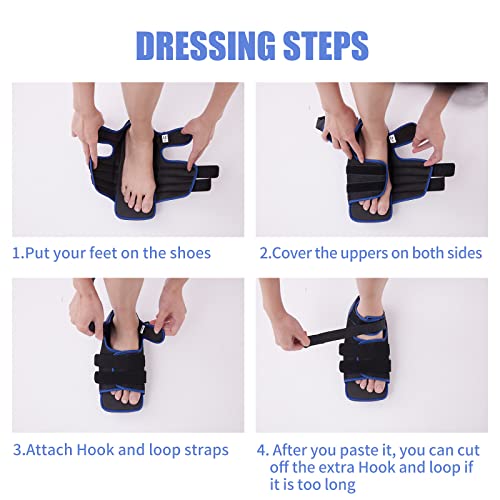 Zapatos postoperatorios para aliviar el dolor de dedos rotos GHORTHOUD 6