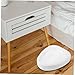 VALICLUD Elderly Toilet for The Elderly Raised All Bedridden Adult Patient Women Females Man Seniors Bedpans Men Elderly Bed Pan Elder Care Plastic White