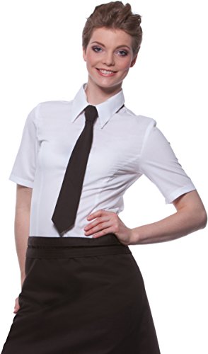 Krawatte/Kellner-Krawatte, Service-Krawatte in moderner schmaler Form (dunkelbraun)