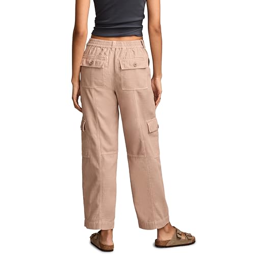 Lucky Brand Women's Straight Leg Slub Cargo Pant3