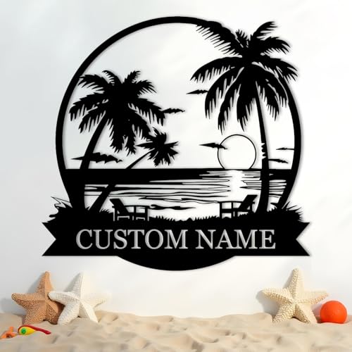 Custom Metal Signs - Personalized Last Name Signs