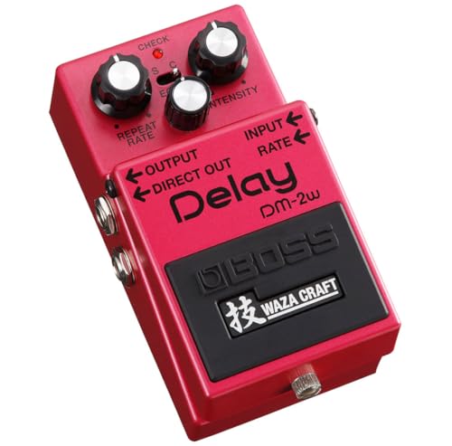 BOSS DM-2W Delay | Premium Waza Craft Guitar Effect Pedal with Analog Circuitry | True Reproduction of the Vintage BOSS DM-2 Delay | Standard & Custom Playing Modes | 5-Year Warranty