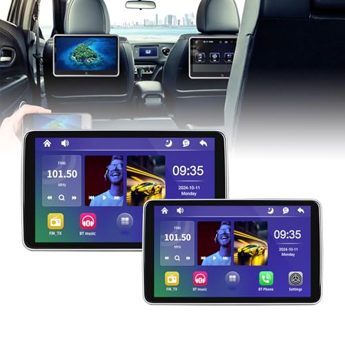 Monitor de reposacabezas para coche de 10,1 pulgadas: viajes en familia divertidos