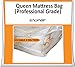 Queen Mattress Bag for Moving Storage Cover - 4 Mil Heavy Duty Thick Plastic Wrap Protector Reusable Bags Supplies