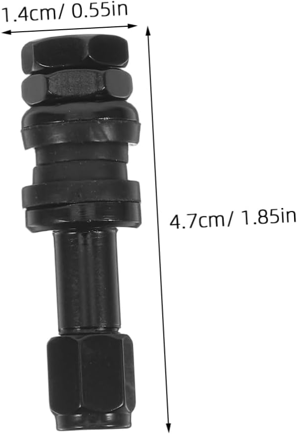 Zerodeko 5pcs Aluminum Alloy Car Tire Valve Stem Inner Tube Tool Versatile Valve Stem Adapter