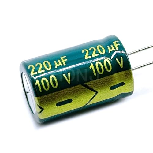 Condensateur 220uF 100V en aluminium pour réparation électronique de carte mère x10