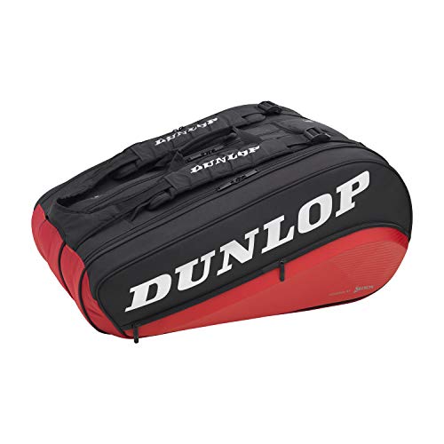 Dunlop Sports Unisex's 2021 CX-Performance - Bolsa térmica para Tenis (8 Unidades), Color Negro y Rojo