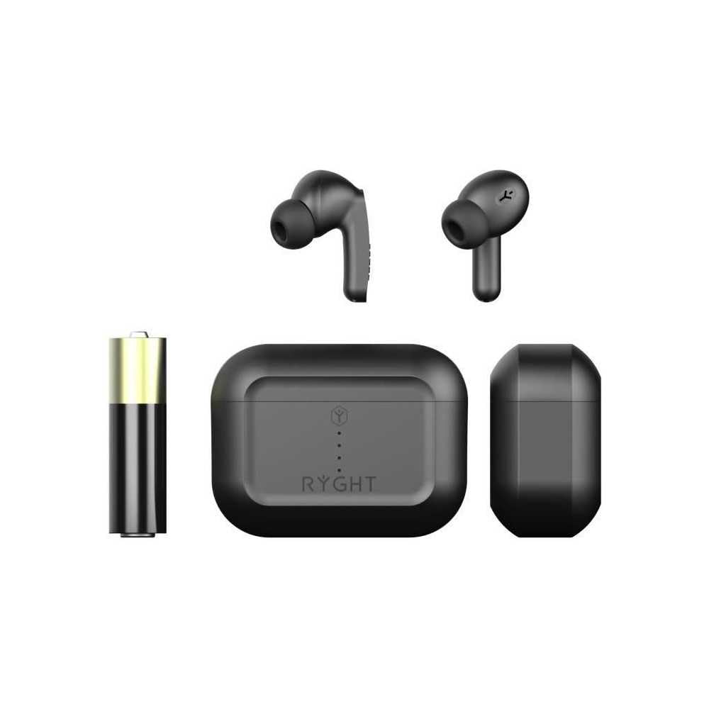 Casque Sans Fil Ryght Levo ANC - Réduction De Bruit Active, 30h Autonomie, Bluetooth 5.3, Pliable - Noir - 6