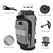 Crutch Bag Lightweight Crutch Accessories Storage Pouch with Reflective Strap and Front Zipper Pocket for Universal Crutch Bag to Keep Item Safety (Light Gray)