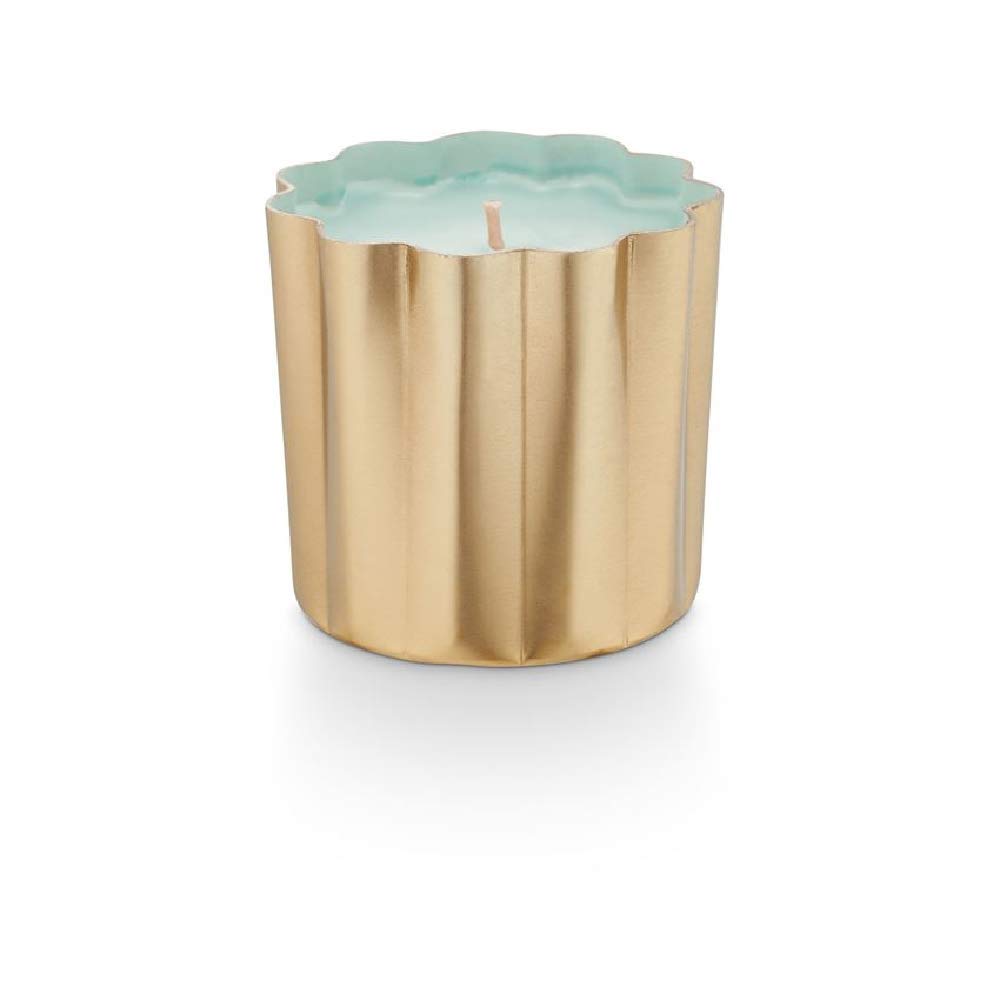 IllumeGo Be Lovely Collection, Sugared Blossom Mini Metal, 6.5oz. Candle