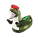 Pantofole Donna Madre E Bambini Pantofole Unicorn Pantofole Cartoon Animale Claw Peluche Home Scarpe Donne Uomo Adulto Casual Slipper in Cotone Casual-Dinosaur Green,Child CN 25-32