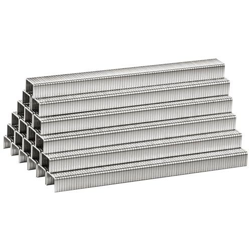 meite Grapas de acero inoxidable T50 marinas, grapas resistentes de 5/16 pulgadas para pistola grapadora, 1512 unidades, calibre 20 de 3/8 pulgadas, corona T50 para tapicería de agua salada