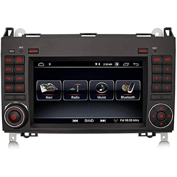 ERISIN 7 cali Android 10.0 radio samochodowe GPS do Mercedesa klasa A B Viano Sprinter Vito odtwarzacz DVD obsługuje Bluetooth WiFi 4G DAB RDS Mirror- Link TPMS wbudowany wzmacniacz CarPlay DSP