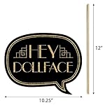 Big Dot of Happiness Roaring 20's - Twenties Art Deco Jazz 1920s Photo Booth Props Kit - 20 Count - Image 5